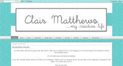 Desktop Screenshot of clairmatthews.com