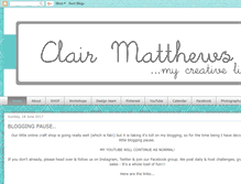 Tablet Screenshot of clairmatthews.com